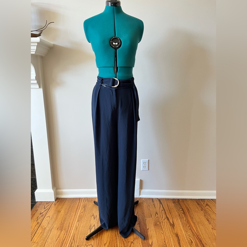 Next Navy Wide Leg Women's Trousers